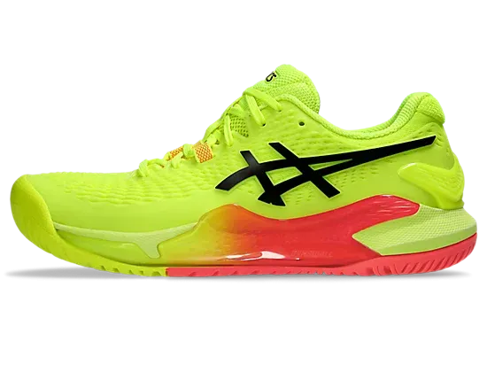 Asics Gel Resolution 9 Paris Men's Tennis Shoes Safety Yellow/Black