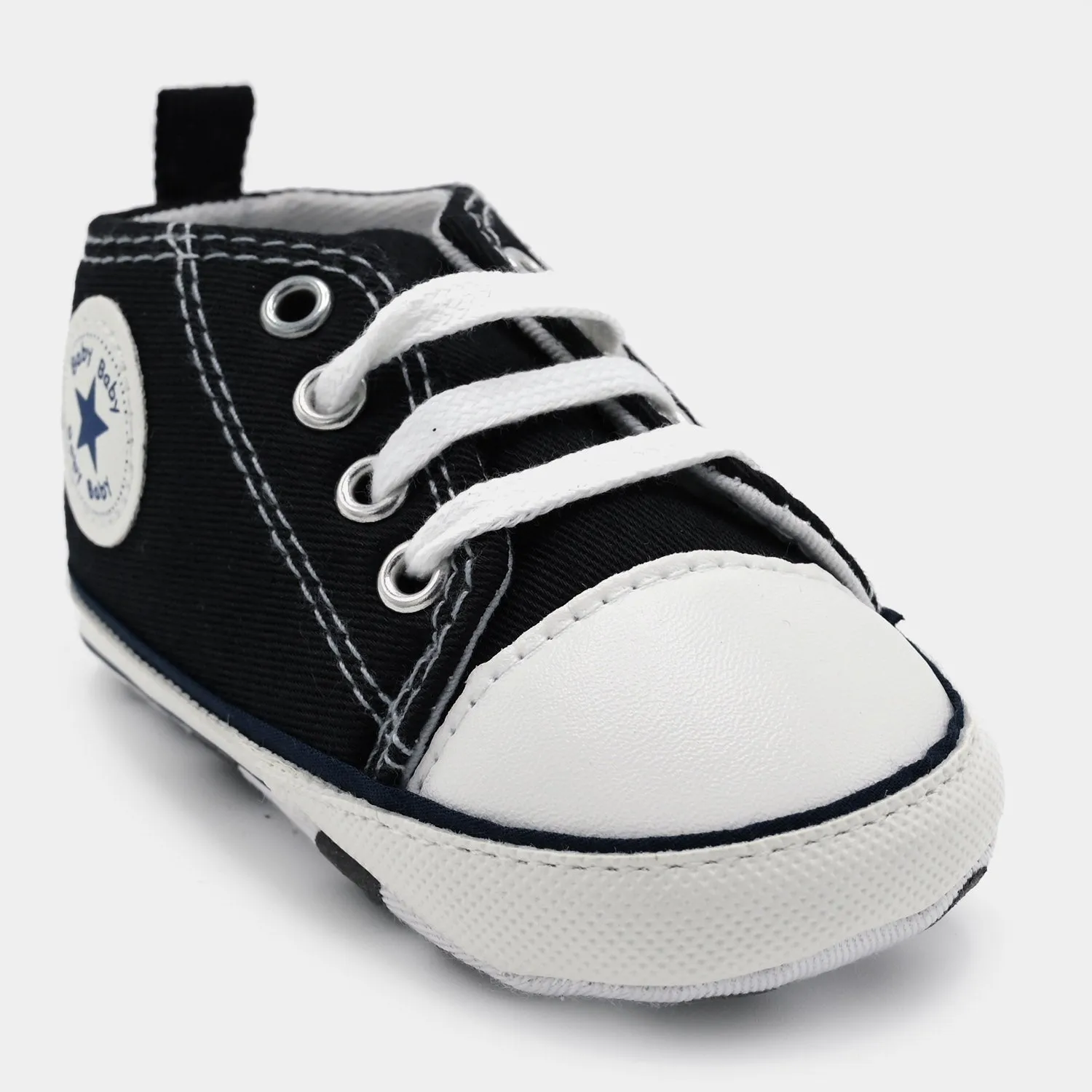 Baby Boy Shoes 475-BLACK