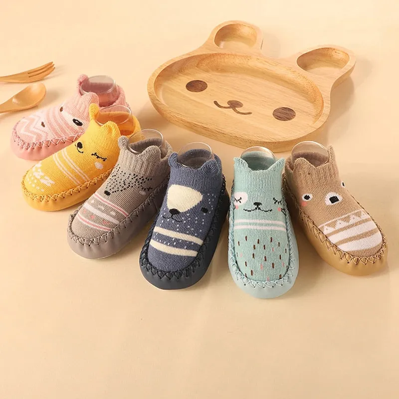 Baby Cute Kids Socks Shoes / Floor Sneaker First Walkers Toddler For 0-6 Years