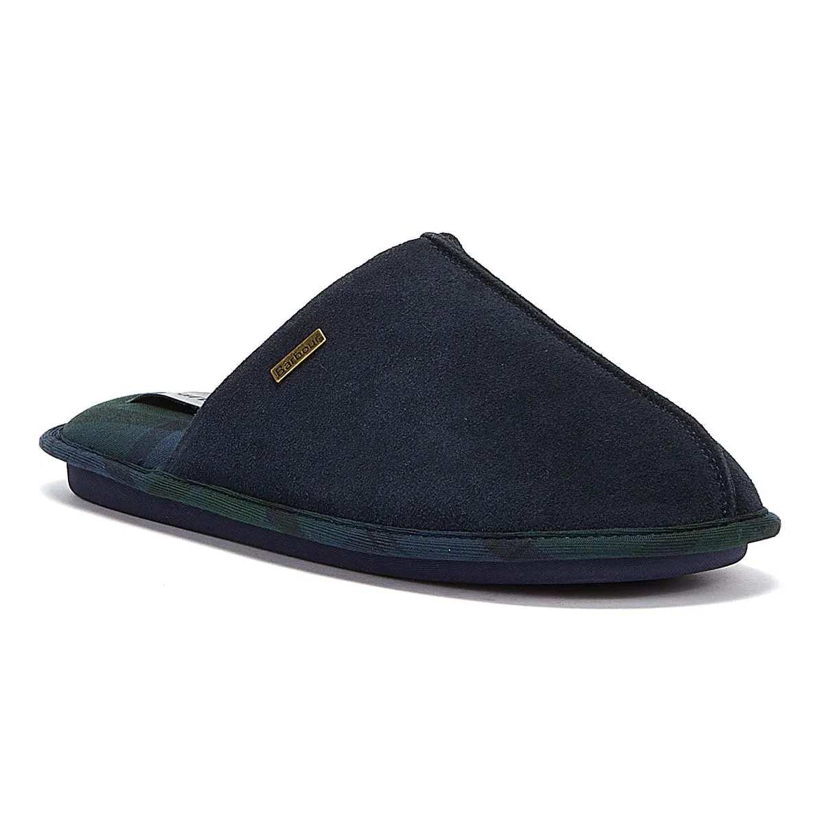 Barbour Men's Foley Slippers in Navy