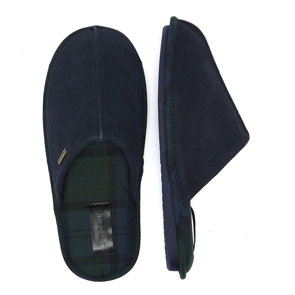 Barbour Men's Foley Slippers in Navy