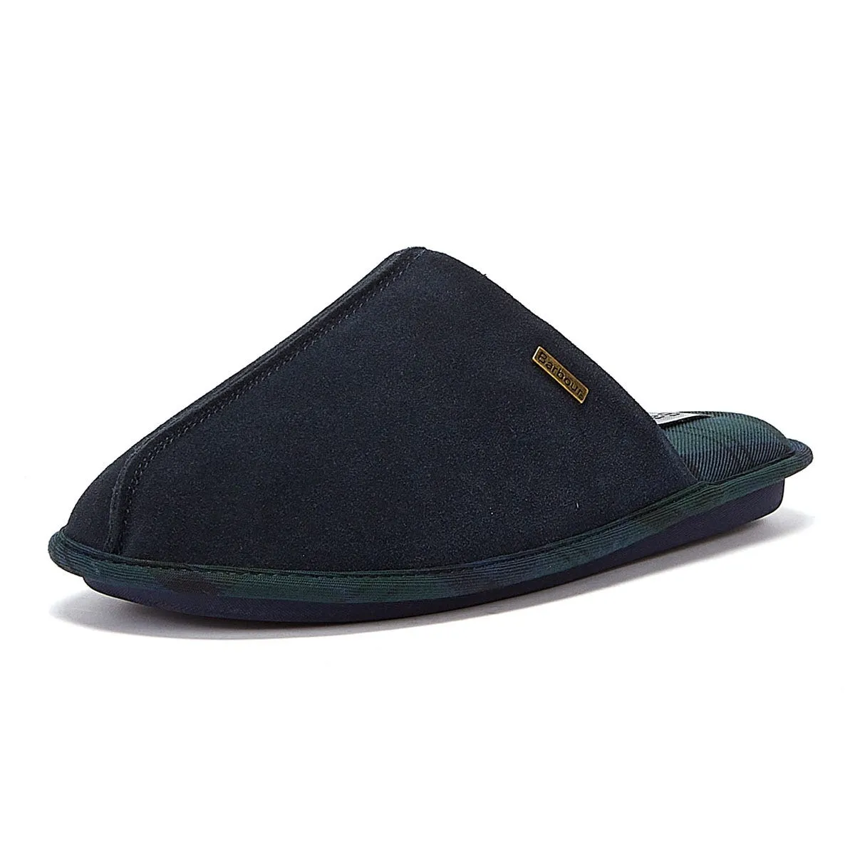 Barbour Men's Foley Slippers in Navy