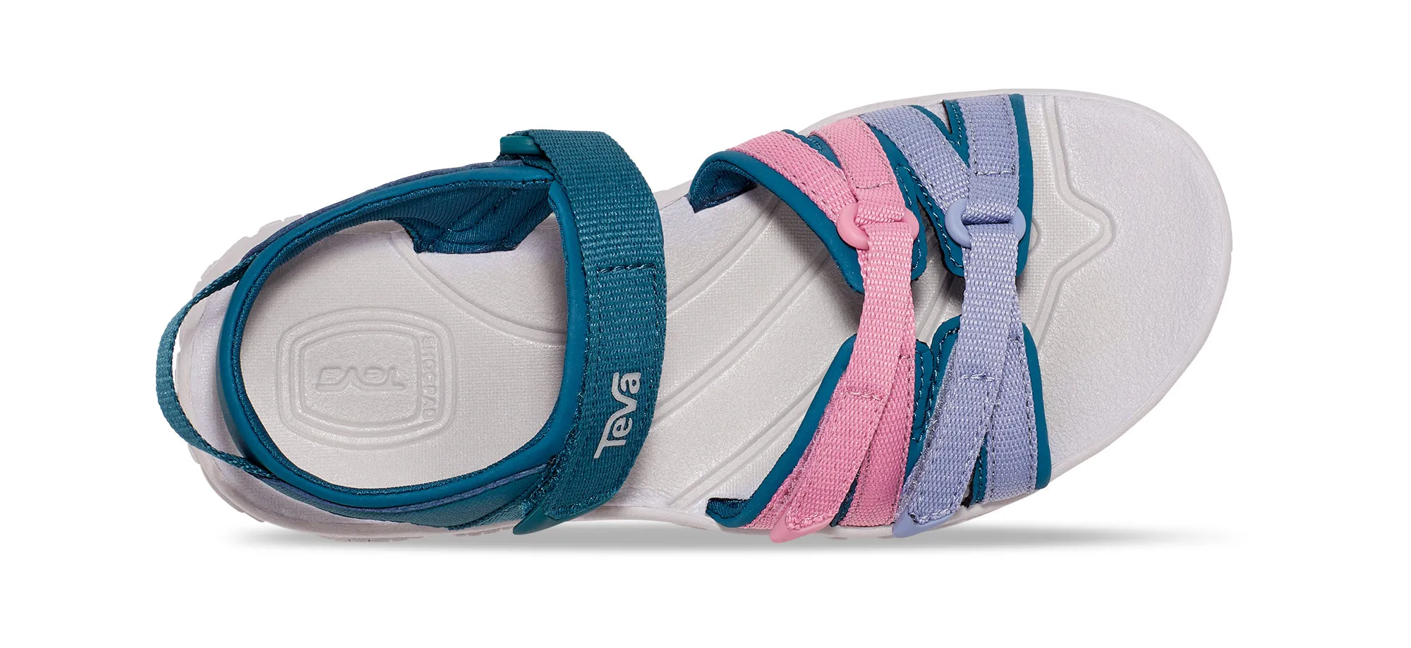 Big Kid's Teva Tirra Color: Blue Coral Multi