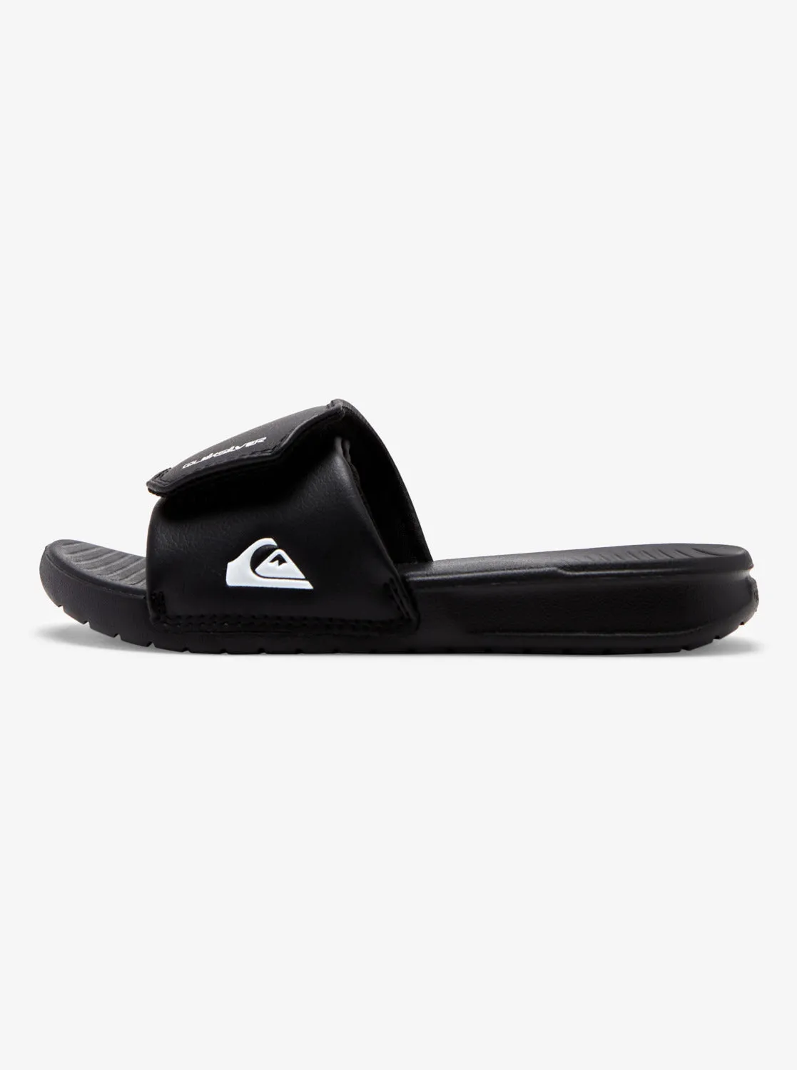 Boys 8-16 Bright Coast Adjustable Slides - Black/White/Black