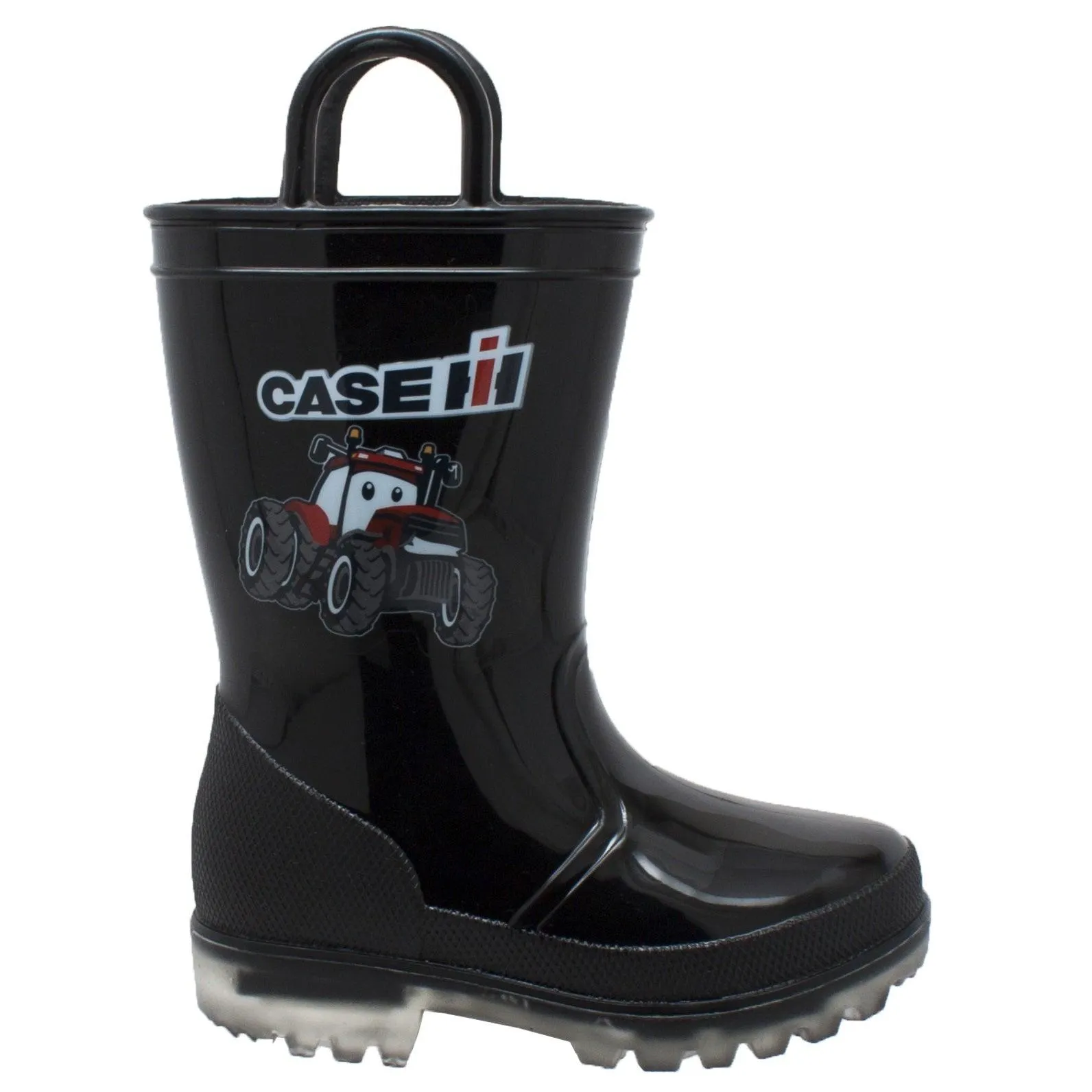 Case IH Toddler's PVC Boot with Light-Up Outsole Black