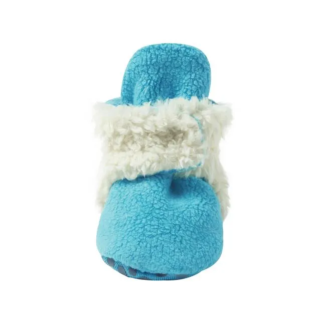 Cozie Fleece Baby Booties with Grippers