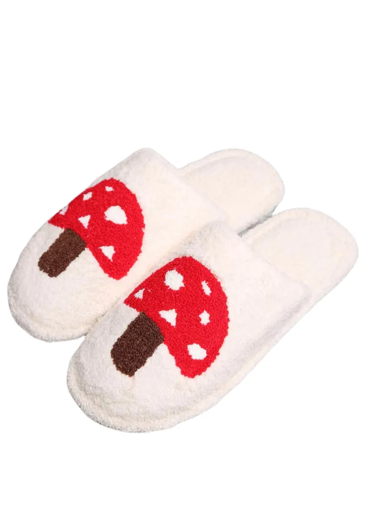 Cozy Mushroom Slippers