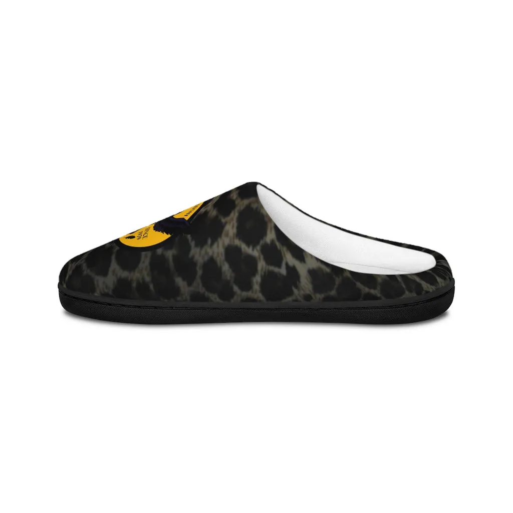 Crowgodshi Jaguar Print Indoor Slippers