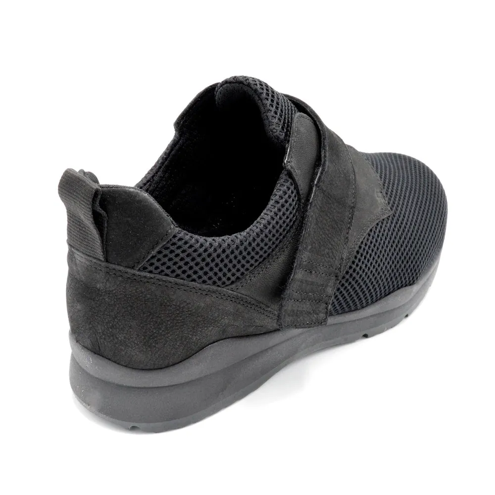 DB Andy - Extra Wide Fitting Velcro Close Shoe- 6V (6E-8E) - Black