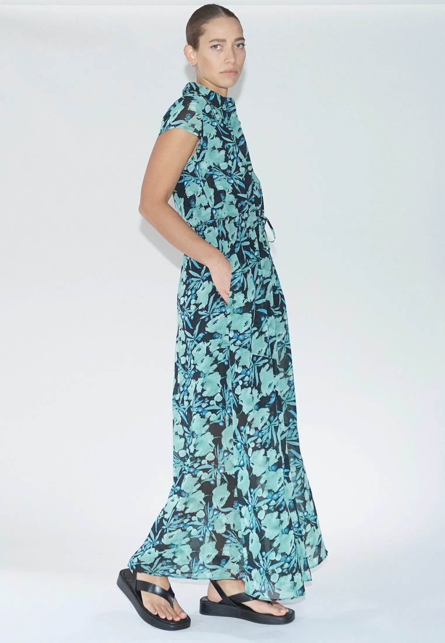 DESTINY MAXI DRESS PRIME GREEN