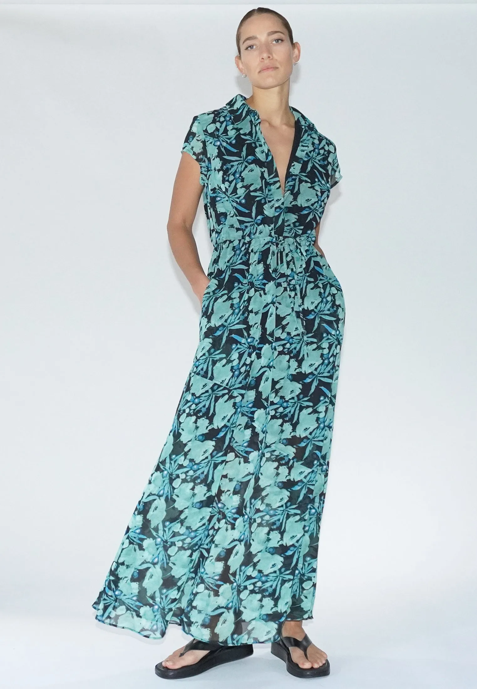 DESTINY MAXI DRESS PRIME GREEN