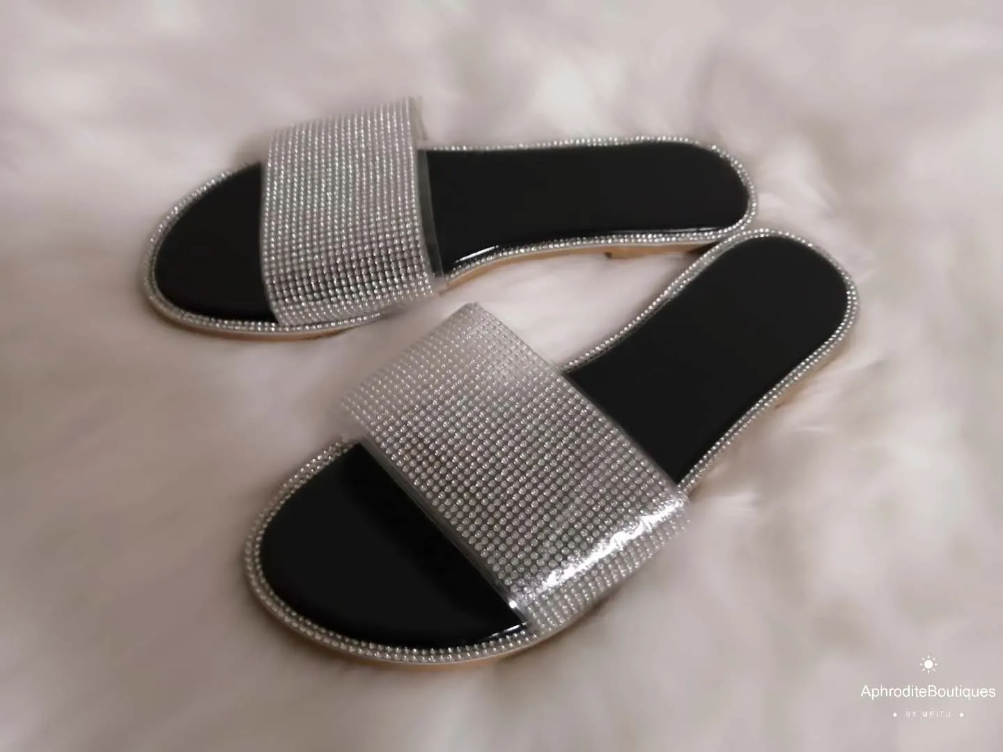 Diamond shining slippers SY0019