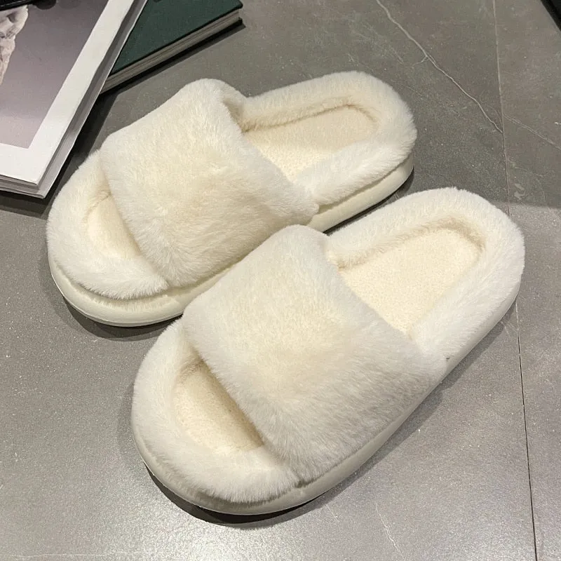 Fluffy Fur Slippers