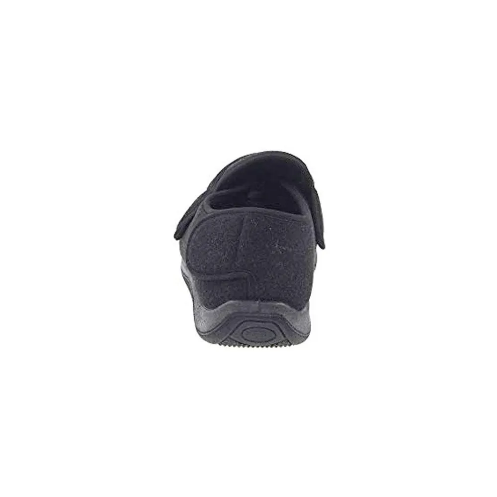 Foamtreads Physician Extra Wide Slipper Black (Women's)