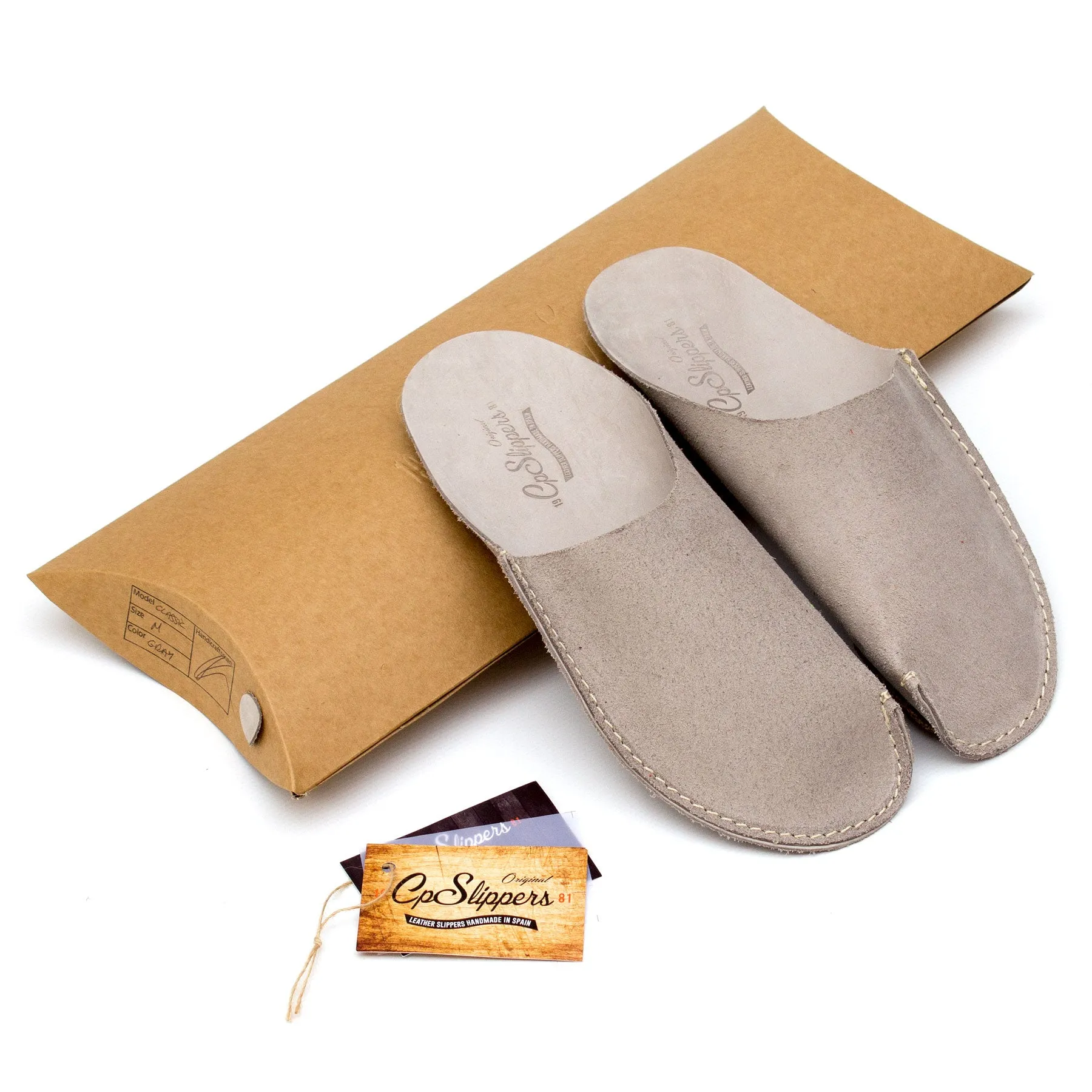 Gray CP Slippers Minimalist