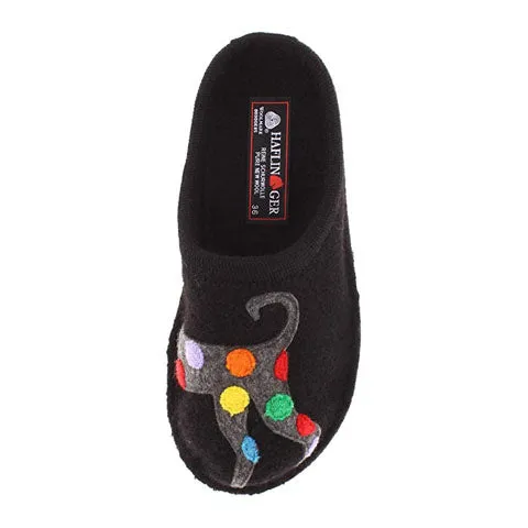 Haflinger Jack Slipper (Women) - Black