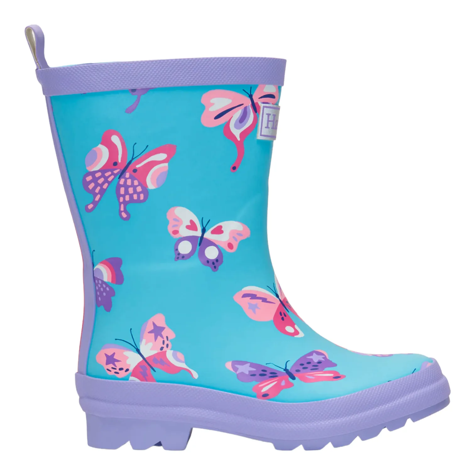 Hatley Doodle Butterflies Matte Rain Boot