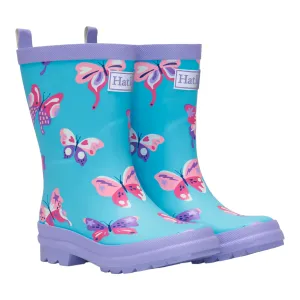 Hatley Doodle Butterflies Matte Rain Boot