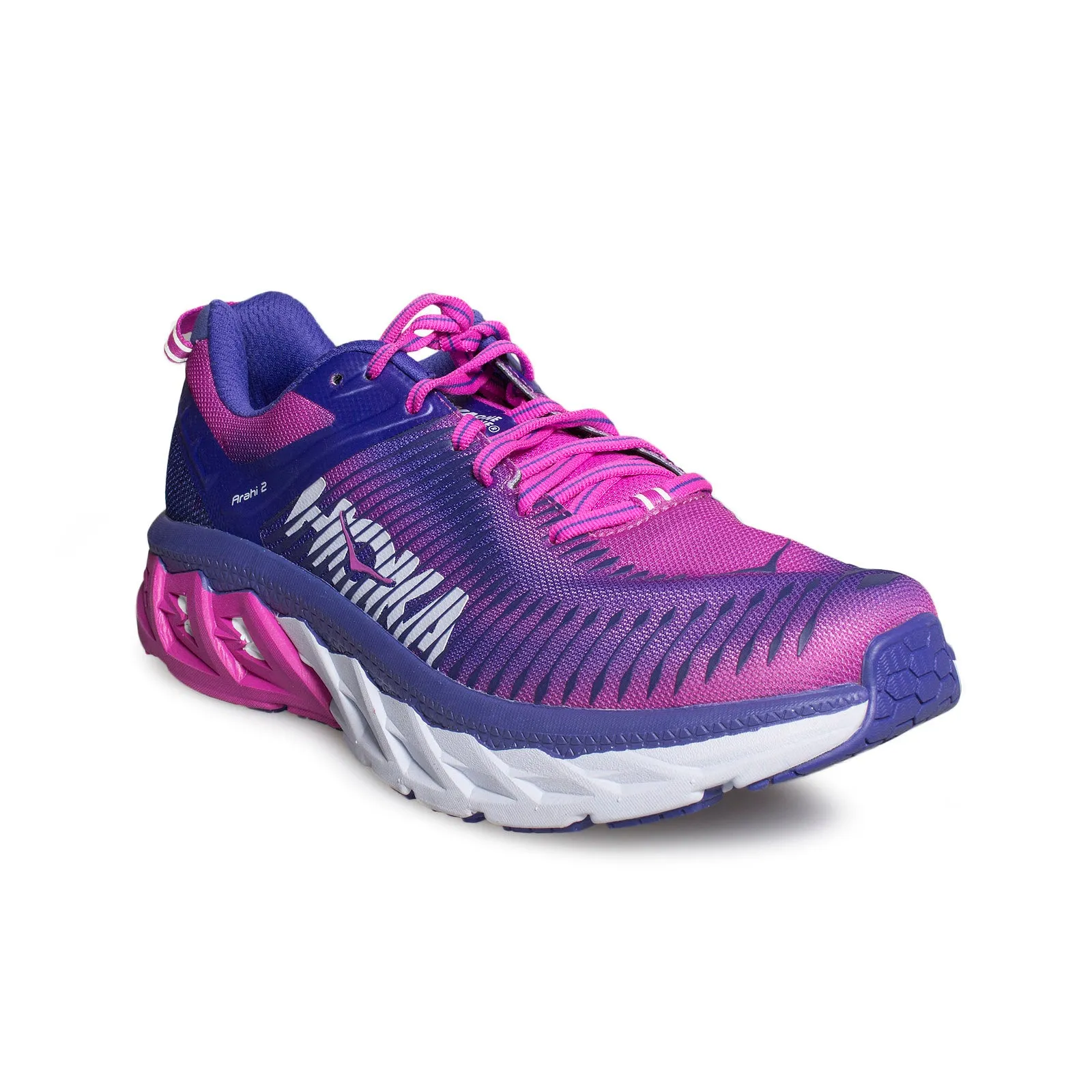 HOKA Arahi 2 Liberty Fuchsia Running Shoes - Women's