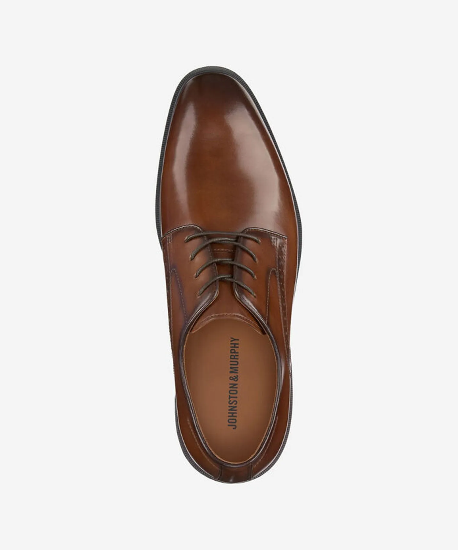 Johnston & Murphy Ronan Plain Toe Shoes - Tan