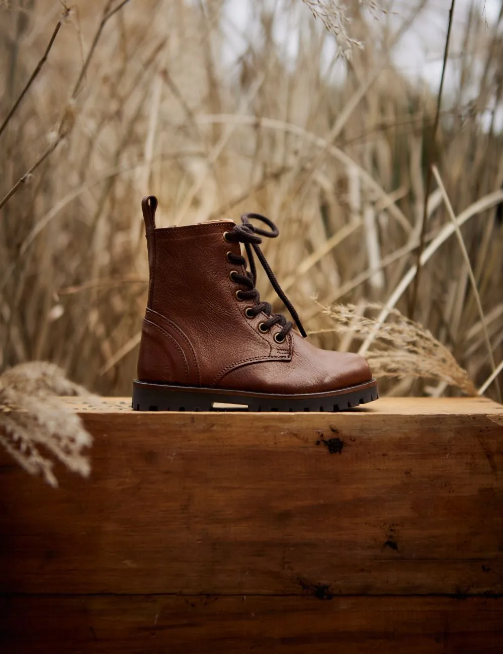 Lace-up Boot - Hazelnut