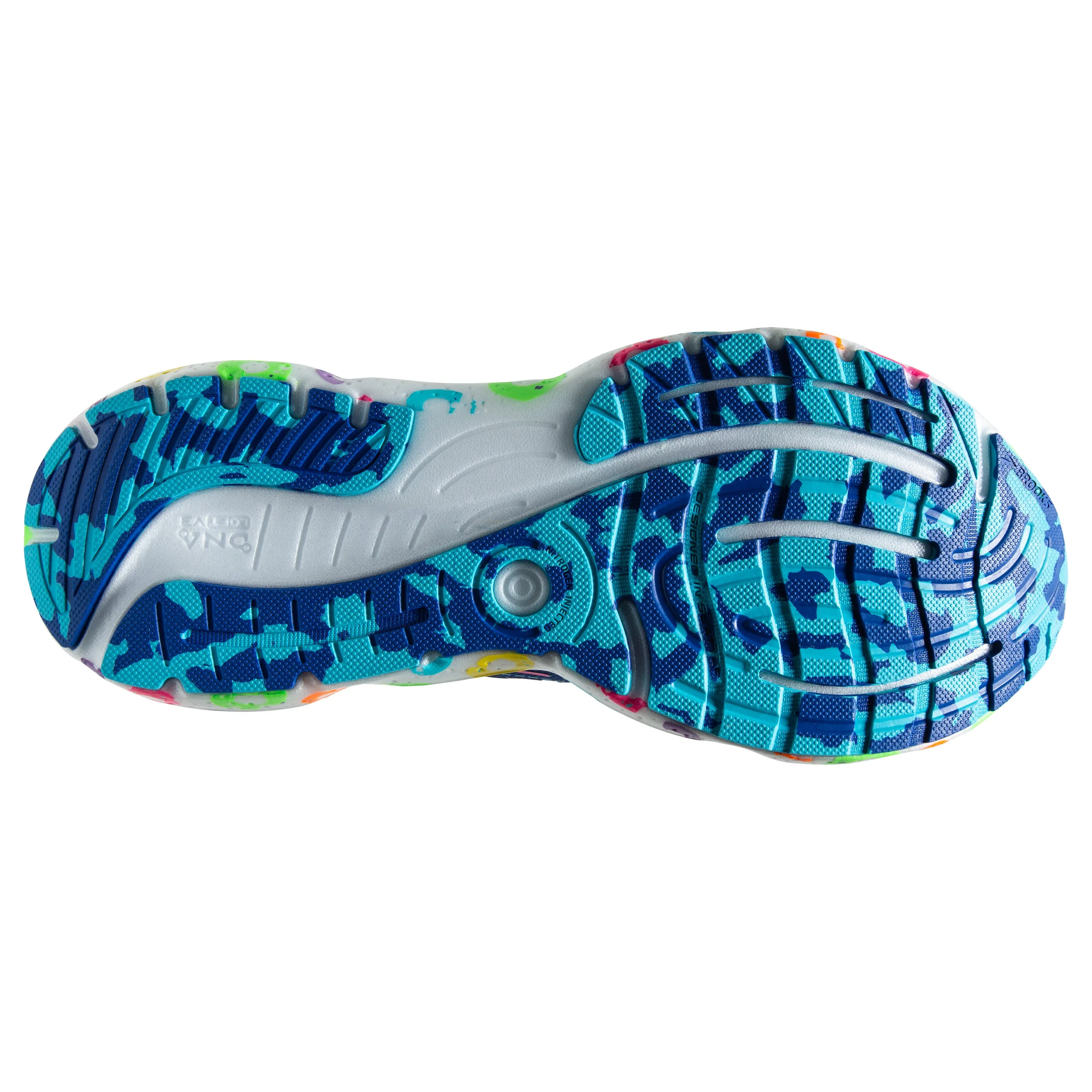 Men's Brooks Glycerin 20 Color: Blue/Peacoat/Yellow