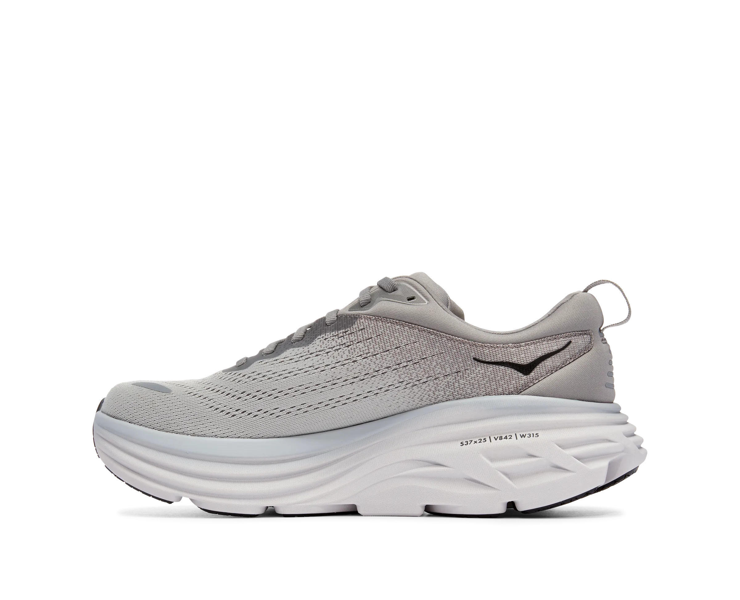 Men's Hoka Bondi 8 Color: Sharkskin / Harbor Mist