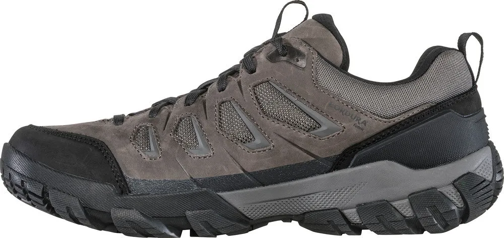 Men's Oboz Sawtooth X Low Waterproof Color: Charcoal