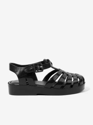 Mini Melissa Girls Possession Sandals in Black