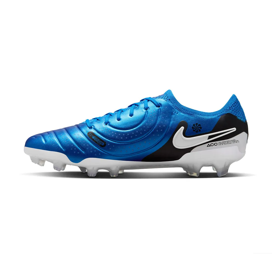 Nike Tiempo Legend 10 Elite FG Low-Top Football Boots Blue