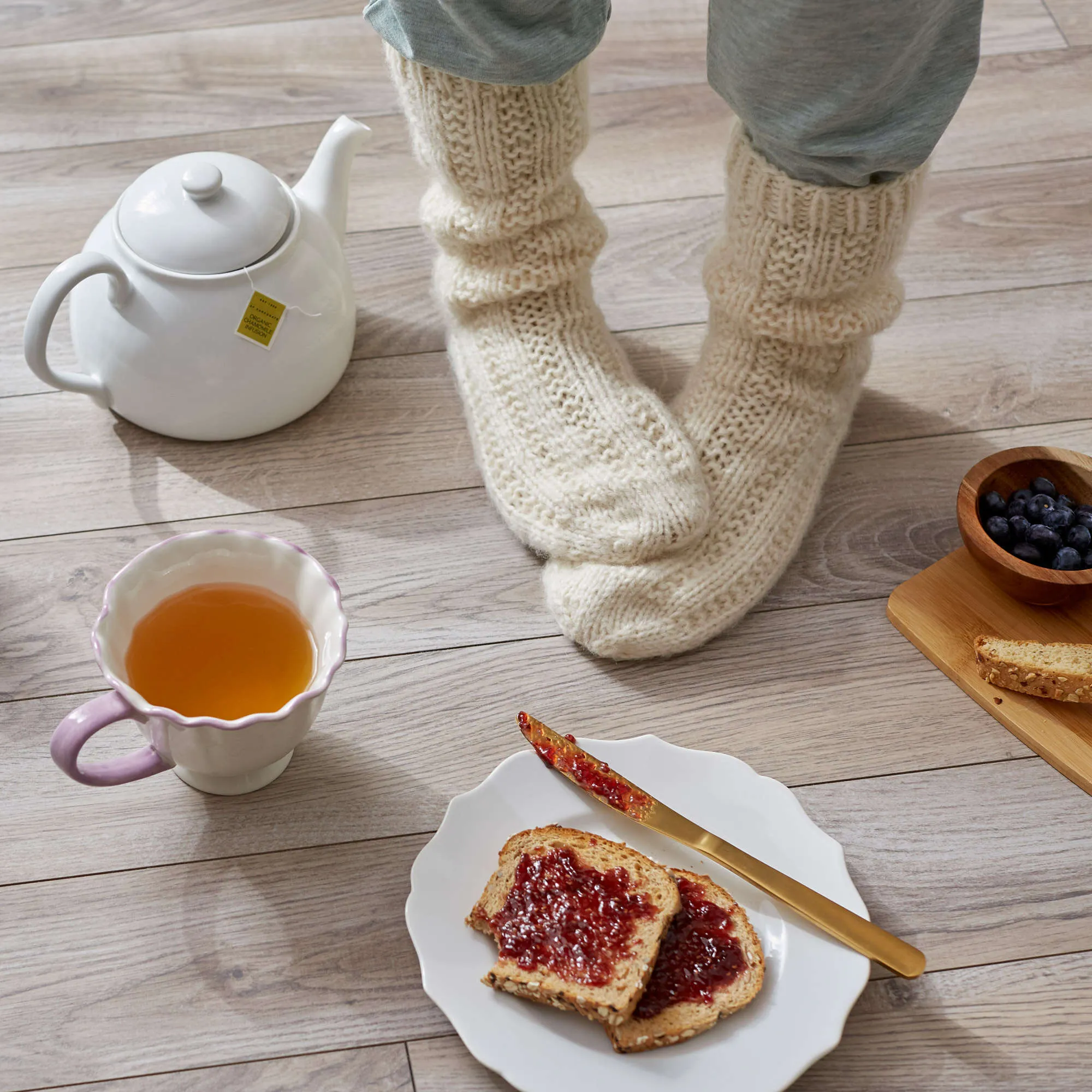 Red Heart Knit Relaxation Socks