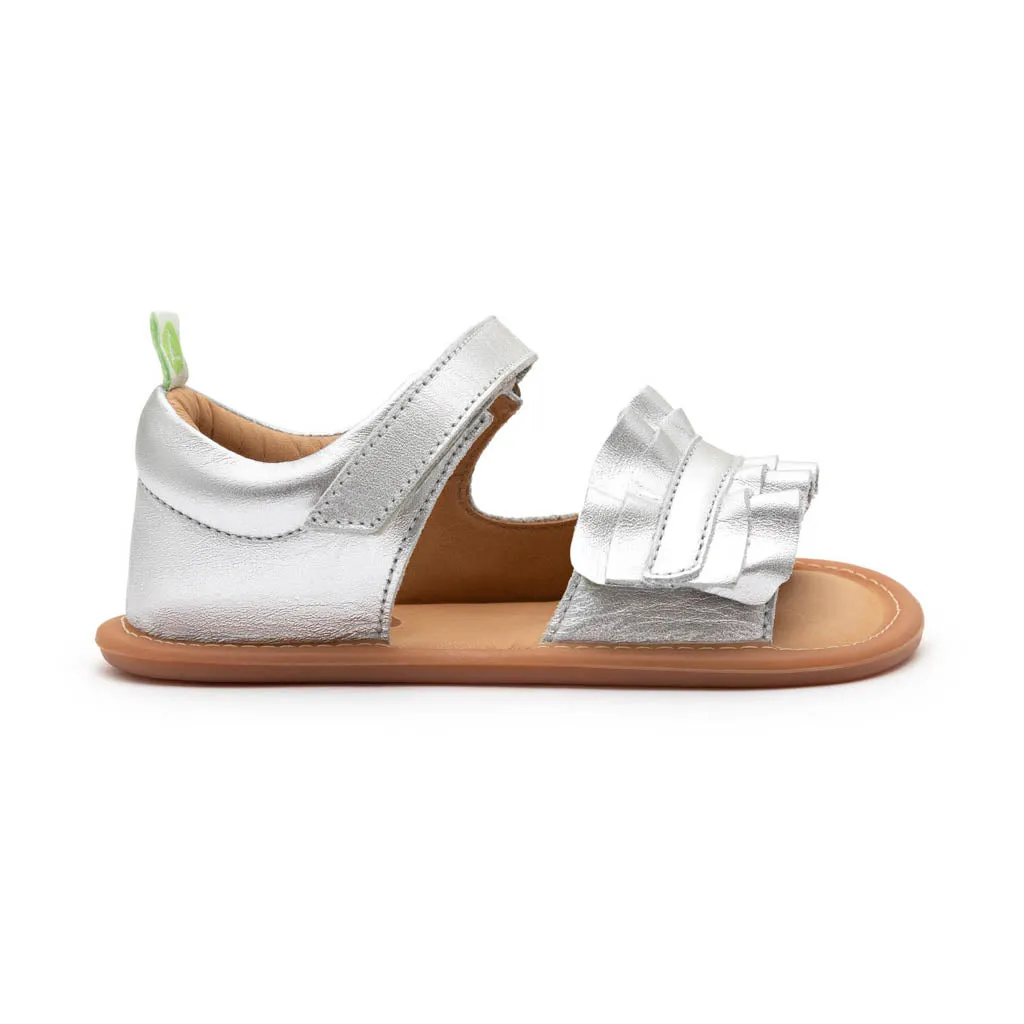 Ruffy Sandal - Sterling Silver (Baby)