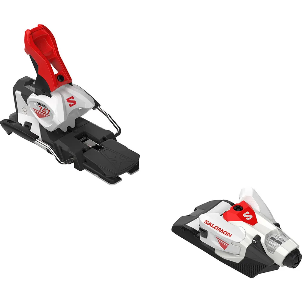 Salomon N Strive 16 MN Ski Bindings - White/Fiery Red  2025