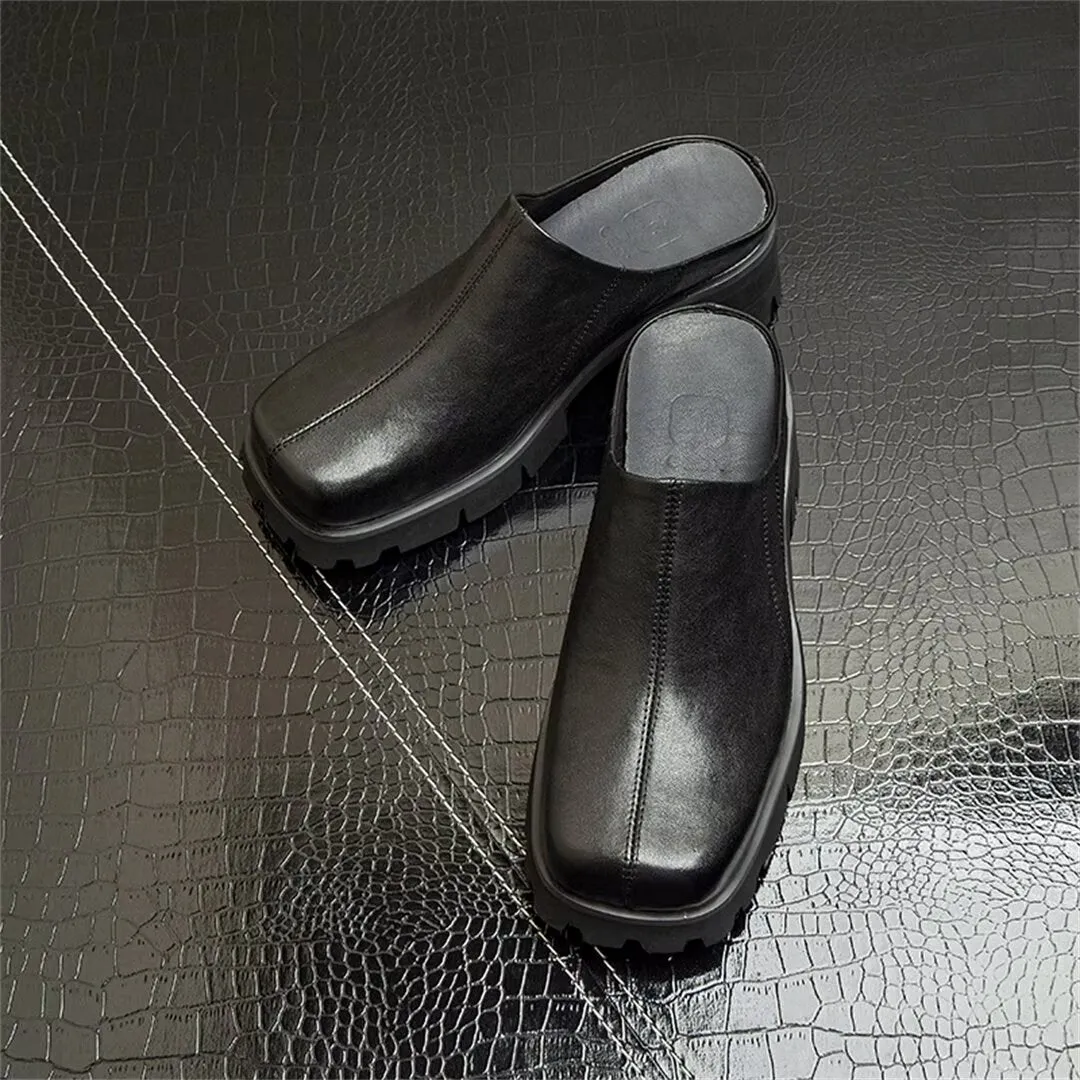 SleekEase Leather Slip-On Boots