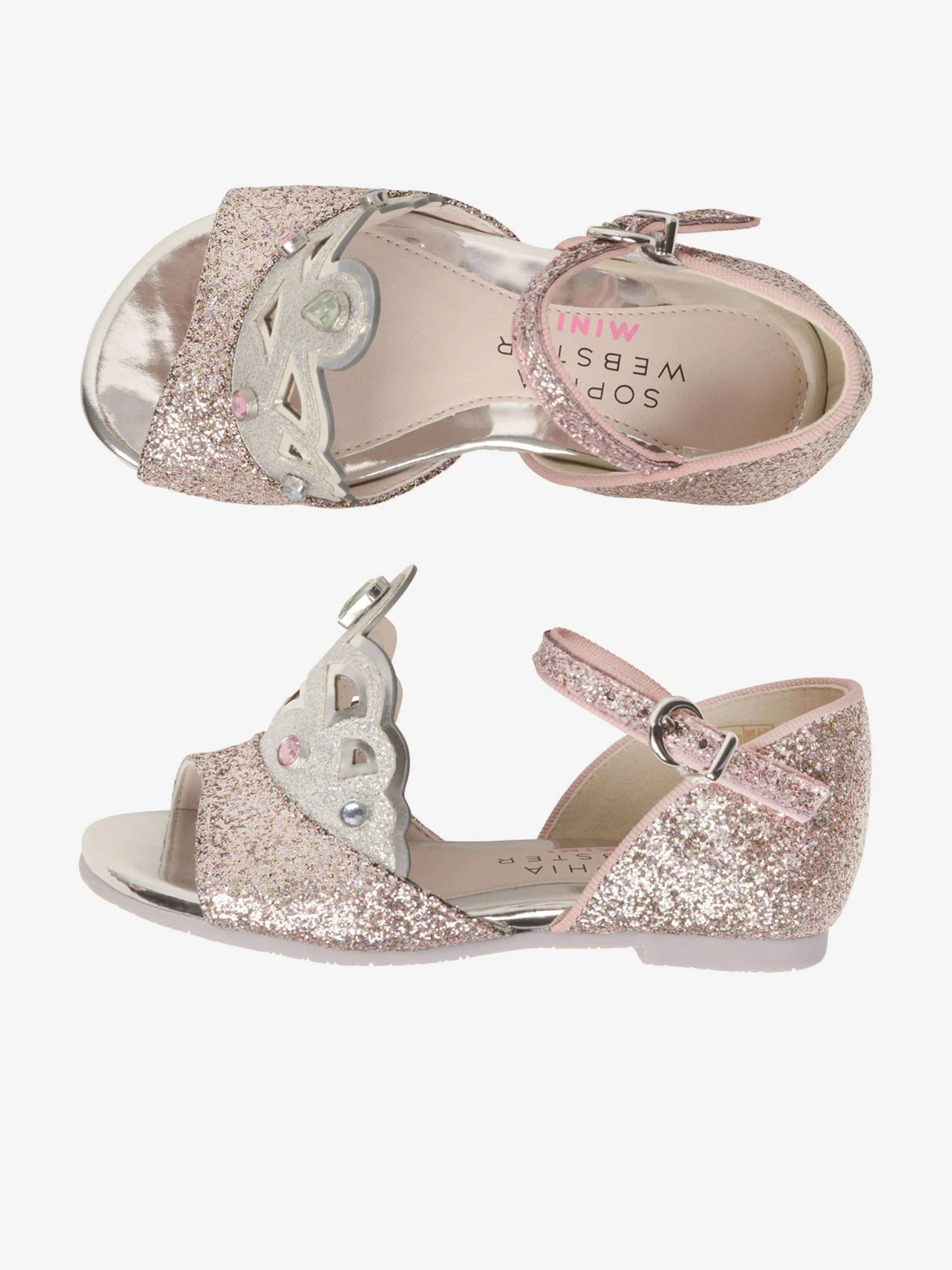 Sophia Webster Glitter Royalty Sandals