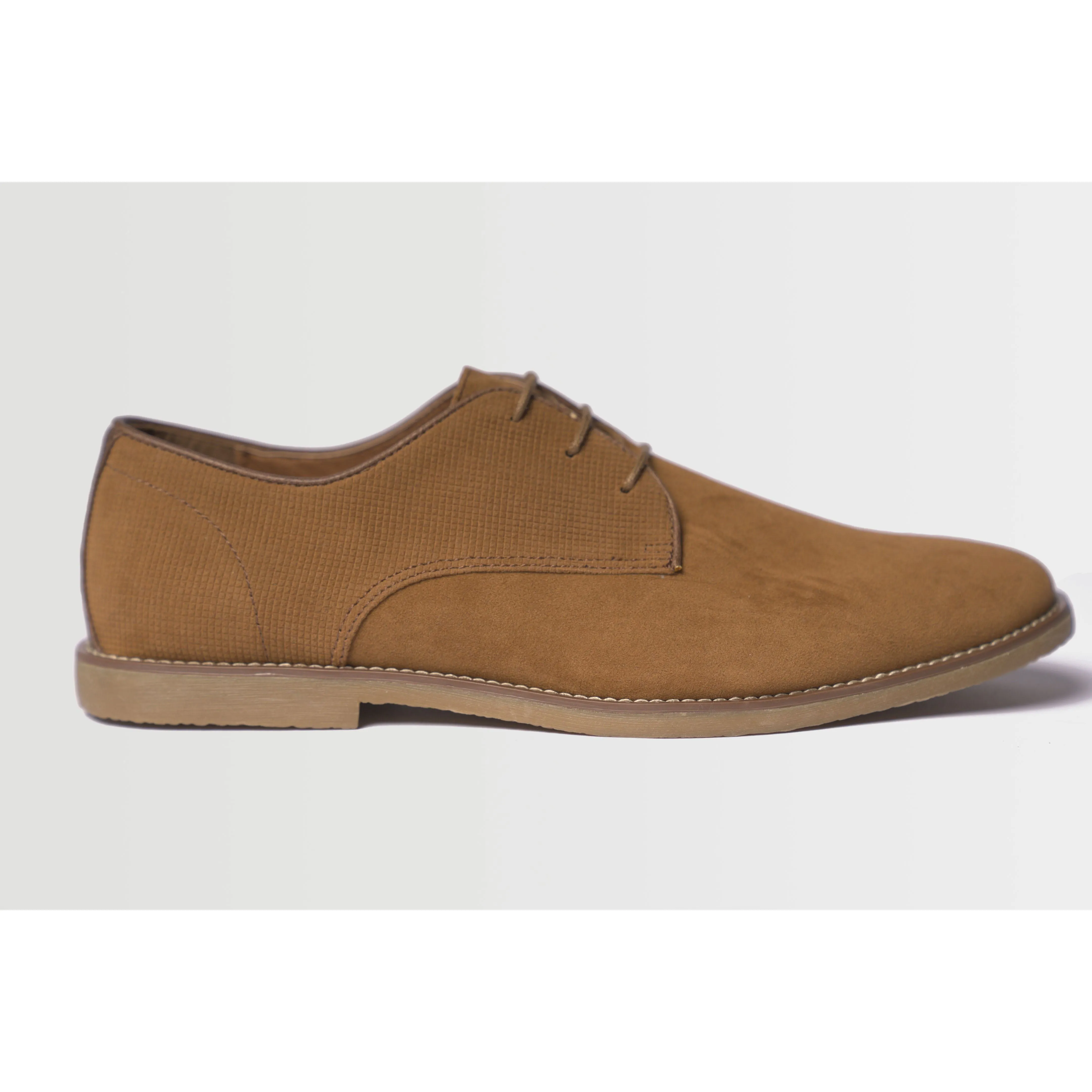 Topman Men's Spark Tan Suede Dress Shoes