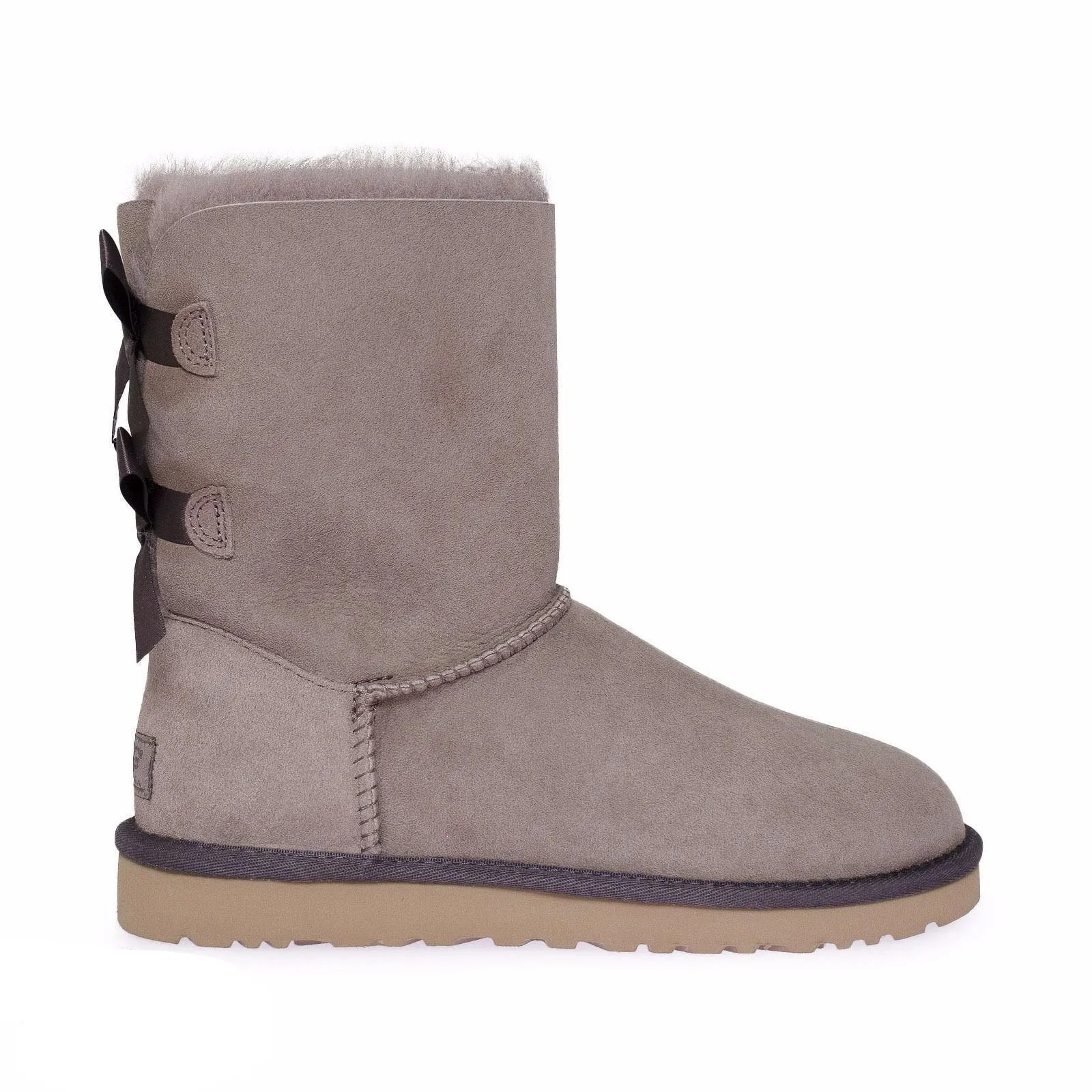 UGG Bailey Bow Stormy Grey Boots