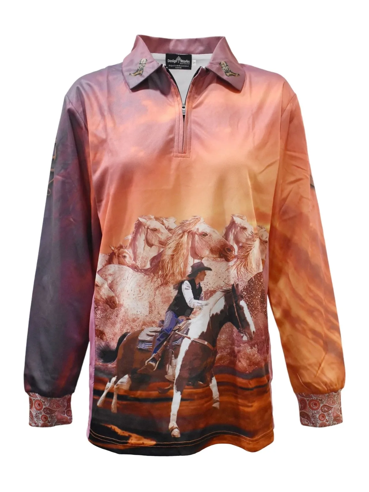 Women's Adult Long Sleeve - Brumby Dreaming