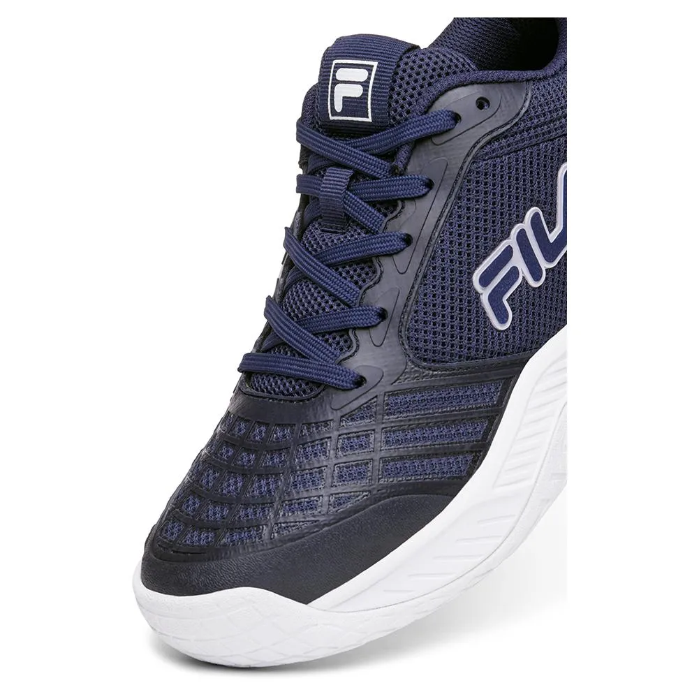 Women's Axilus 3 Tennis Shoes Navy and White