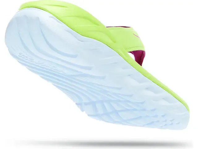 WOMEN'S HOKA ORA RECOVERY FLIP | BUTTERFLY / FESTIVAL FUCHSIA