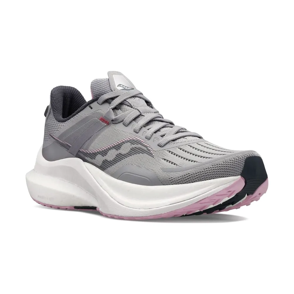 Women's Saucony Tempus Color: Alloy | Quartz (WIDE WIDTH)